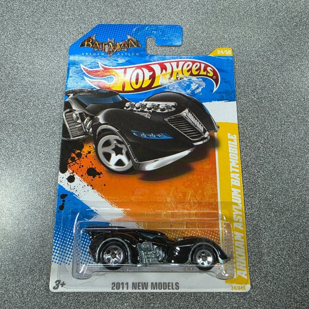Hot Wheels Batmobile Lot 4pk Arkham Asylum The‎ Bat Track Stars Black NEW NIB